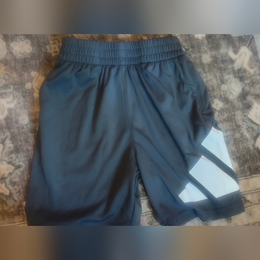 Kids Athletic Shorts with White Accent
